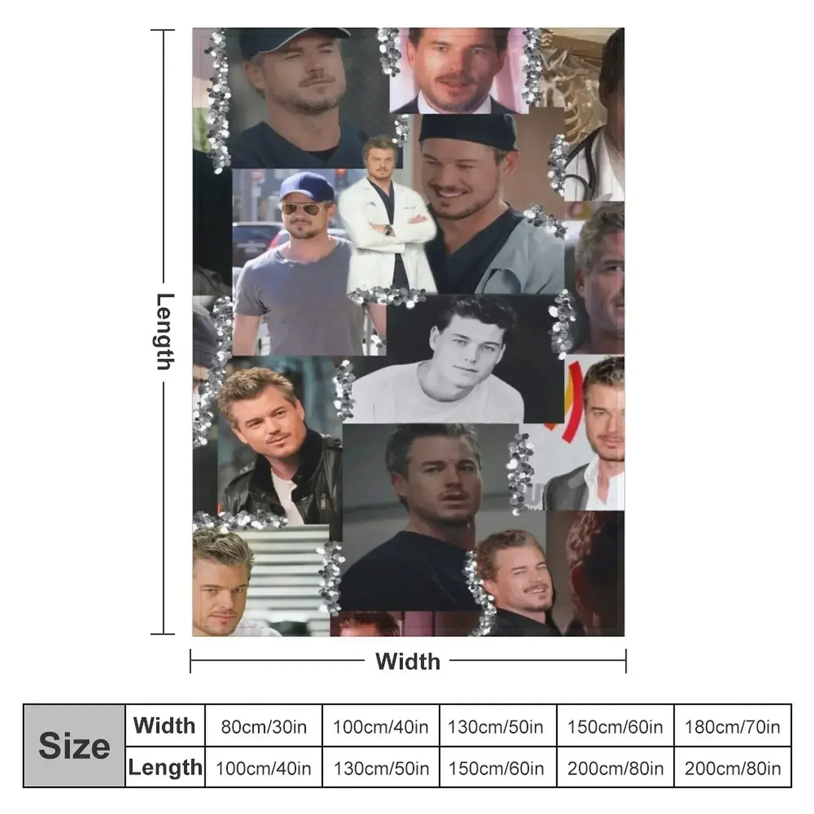 Mark Sloan Collage Throw Blanket Shaggy christmas decoration Weighted Decorative Sofa Blankets