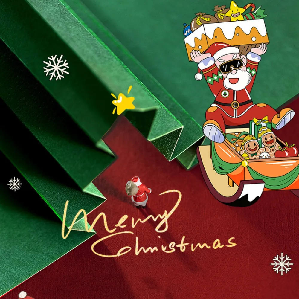 24 قطعة/المجموعة قصيرة الأزرق ندفة الثلج اضغط على الأظافر مع الغراء بريق مسحوق الشتاء عيد الميلاد أظافر صناعية وهمية مسمار الفن مانيكير