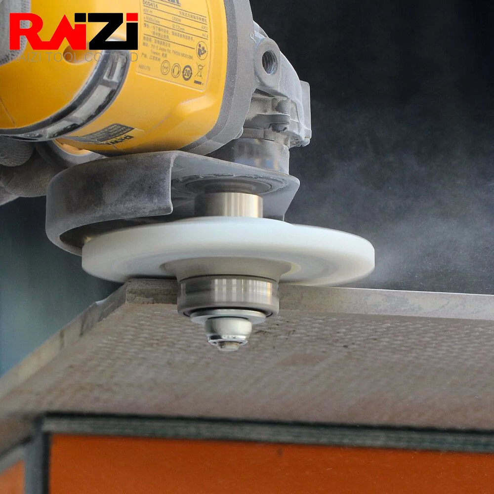 Imagem -02 - Raizi-vacuum Brazed Diamante Mão Router Bits Roda Perfil com Rosca Granito Concreto Mármore M14 811