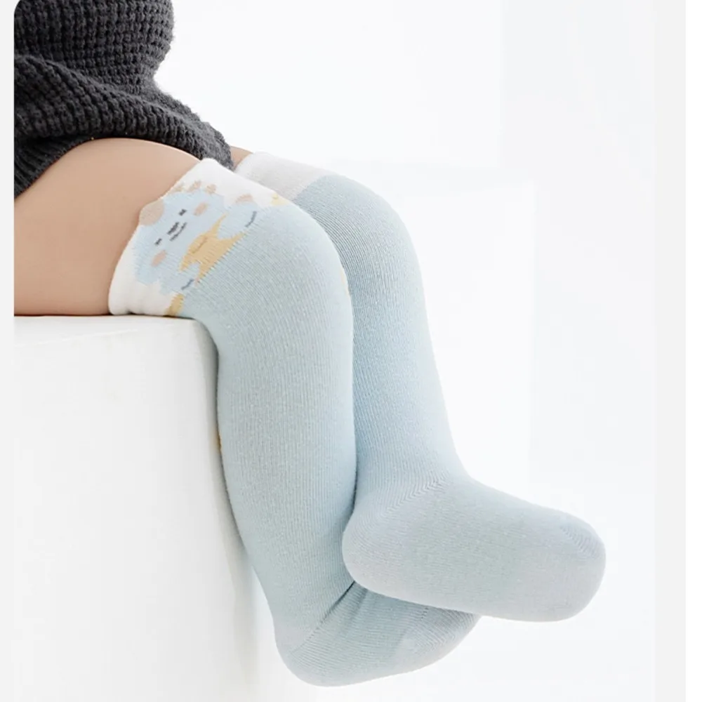 3 أزواج من جوارب الأطفال القطنية بنمط الرسوم المتحركة للأطفال الصغار من عمر 0 إلى 3 سنوات