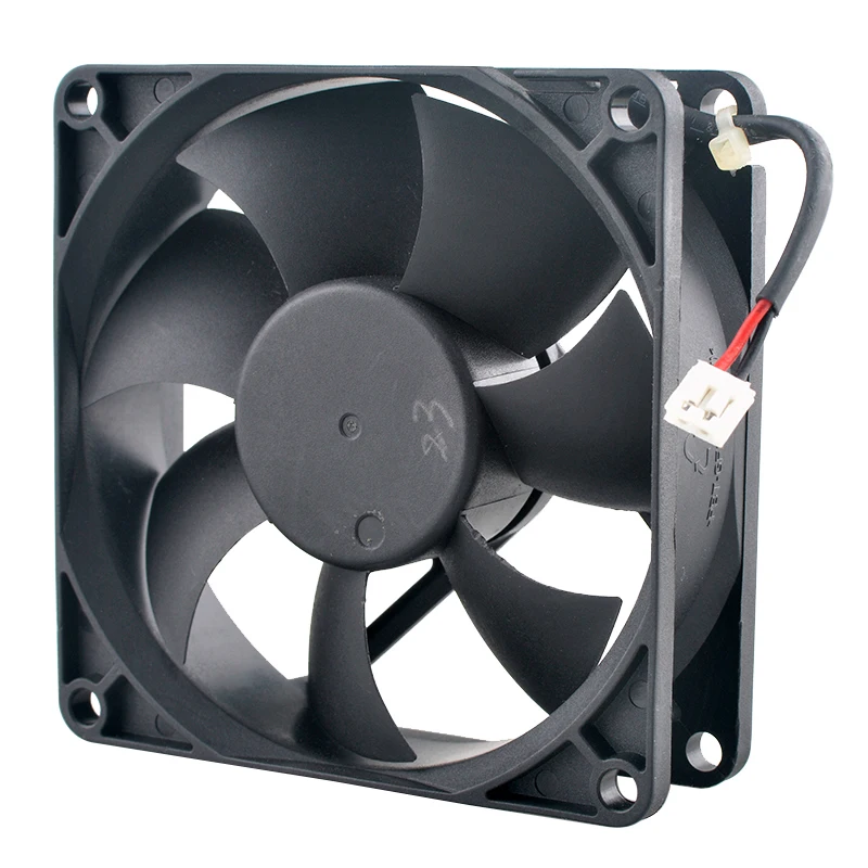 PVA080G12P 8cm 80mm fan 80x80x25mm DC12V 0.32A 2-pin Axial flow cooling fan for power supply recorders