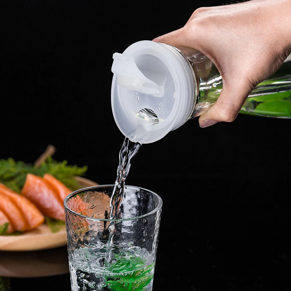 Olla de jugo de 1000Ml, jarra de agua de plástico transparente, resistente al frío para té helado, cerveza, bebidas caseras, alimentos seguros, sin Bpa, grande