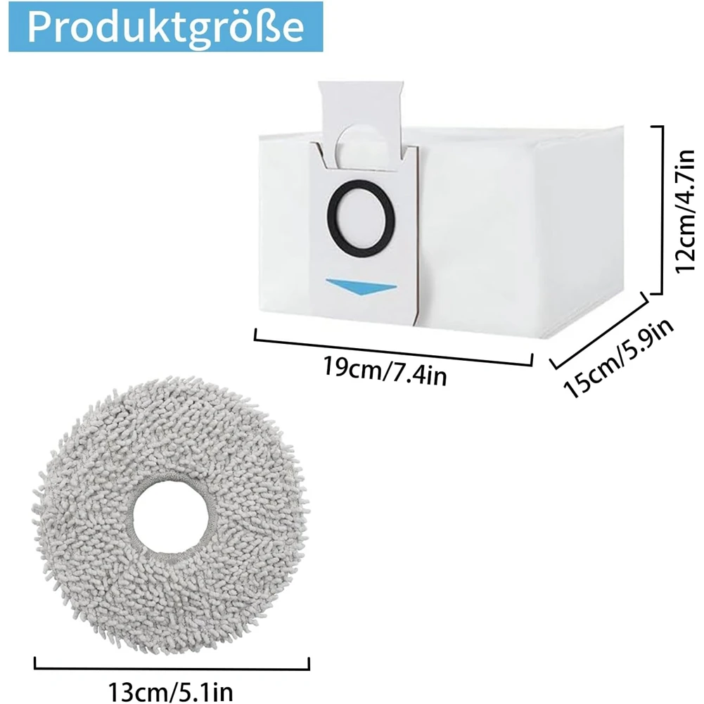 Bolsa de polvo YCOC-Mop para Ecovacs Deebot X2 / X2 Omni / X2 Pro / DEX86 accesorios de repuesto