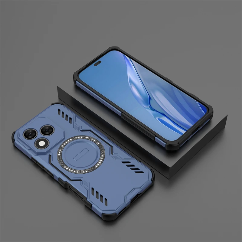 Armor Case For Honor 400 Lite Magnetic Adsorption Wireless Charge Cover Honor 400 200 Lite 400 Pro Case For Honor 400 Lite Case