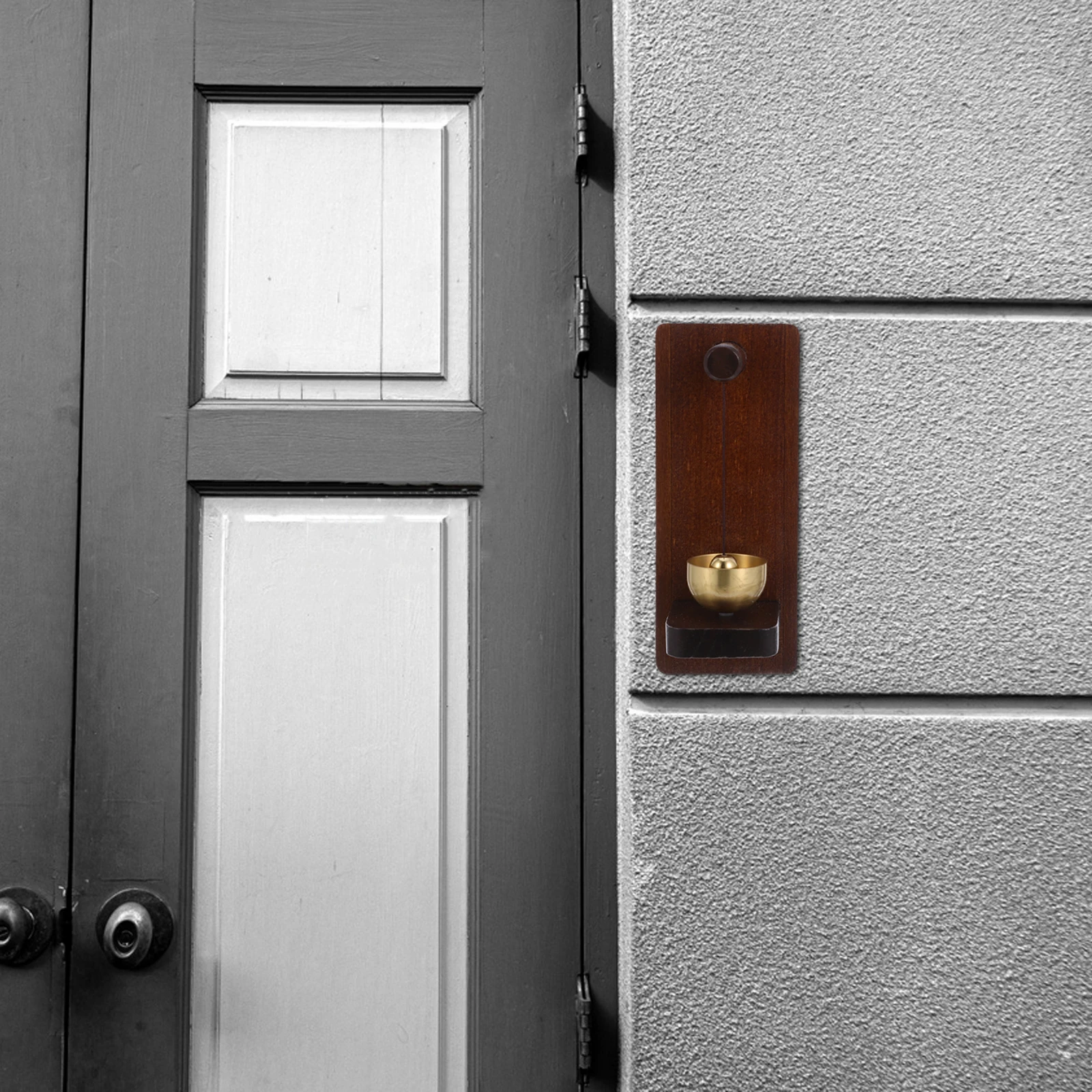 

Wooden Door Chime Bell Vintage Brass Wind Chime For Home Shop Restaurant Entrance Decorative Welcome Bell Retro Wall Hanging