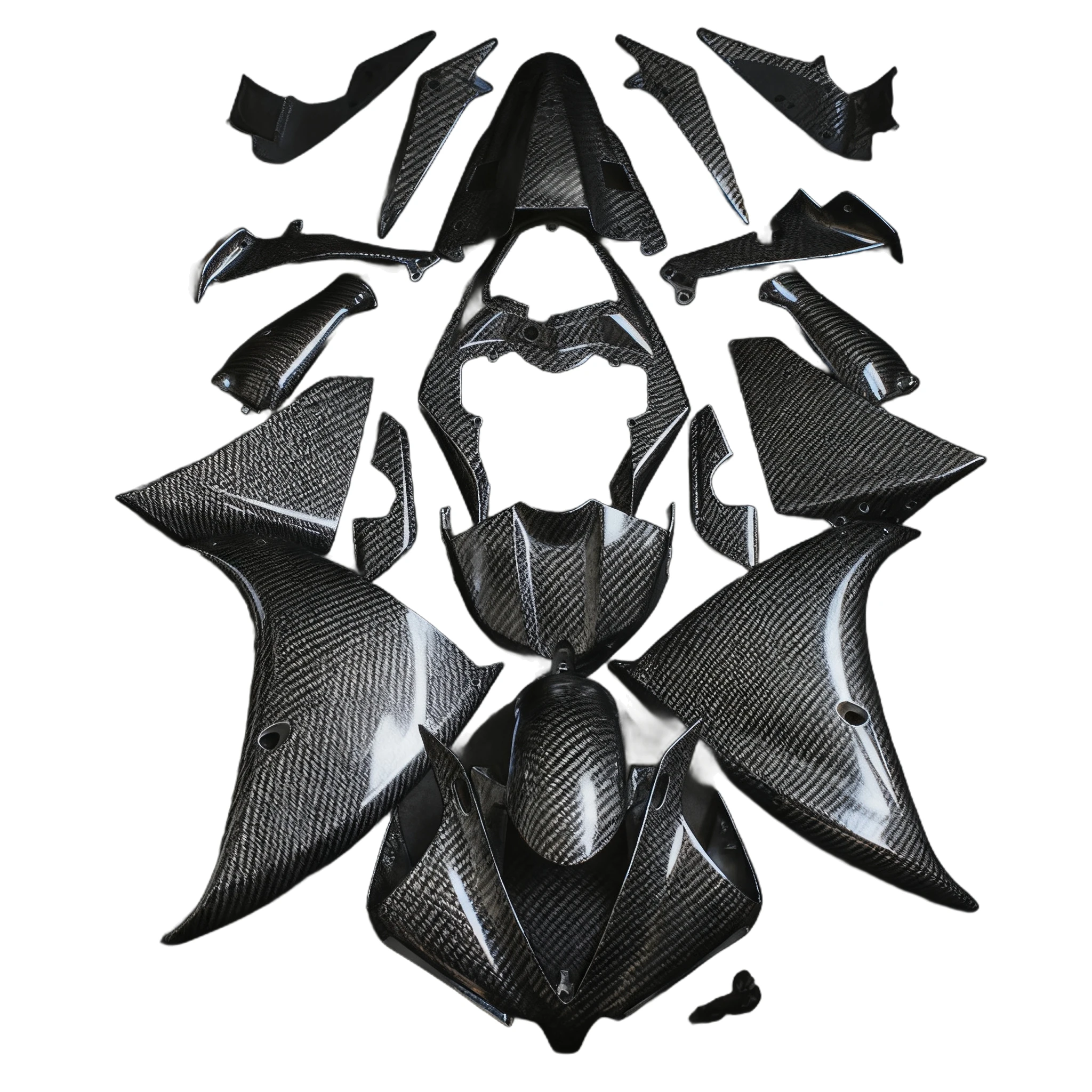 ABS Plastic Carbon Fiber Color Motorcycle Fairing Panel Cowling for Yamaha YZFR1 2013-2014 Bodywork Set Side Front Rear Cover