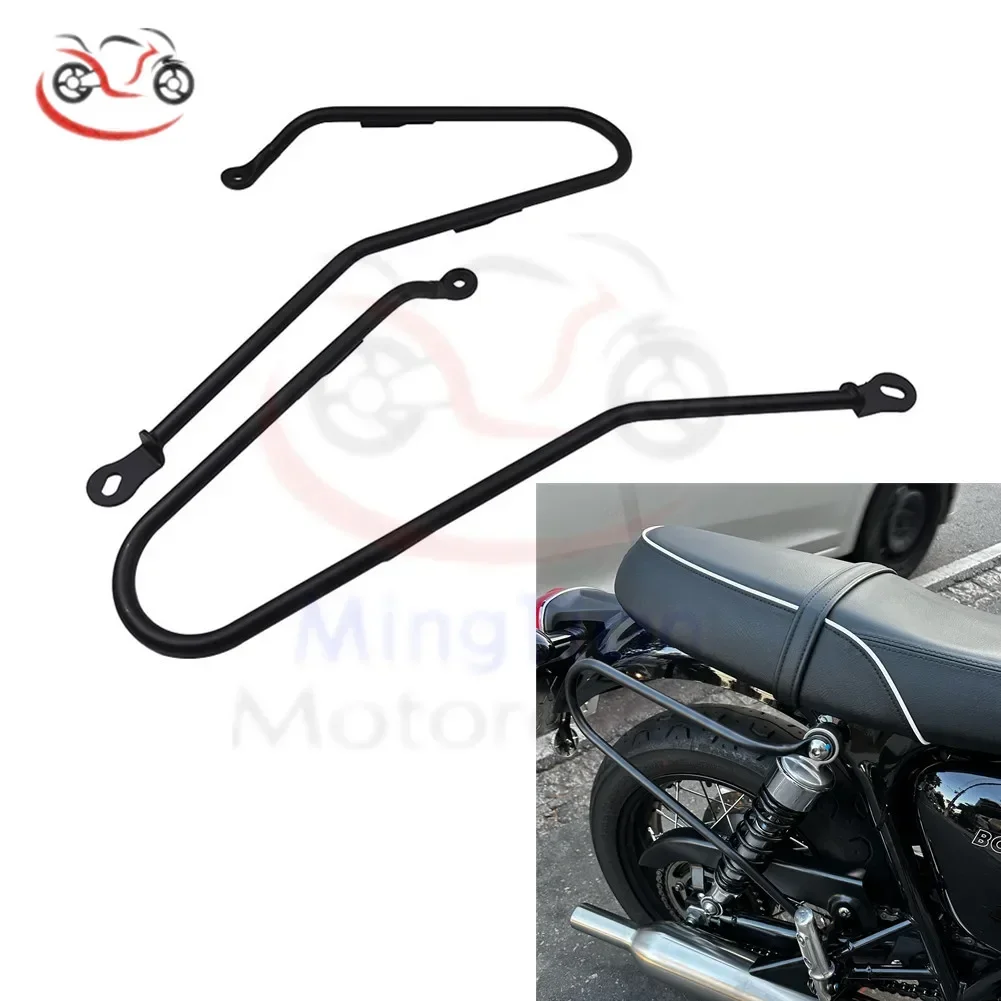 New Pannier Rail Saddlebag Support Burly Bracket for Triumph Bonneville T120 T100 Thruxton 1200 Street Twin/Cup Speed Twin 16-23