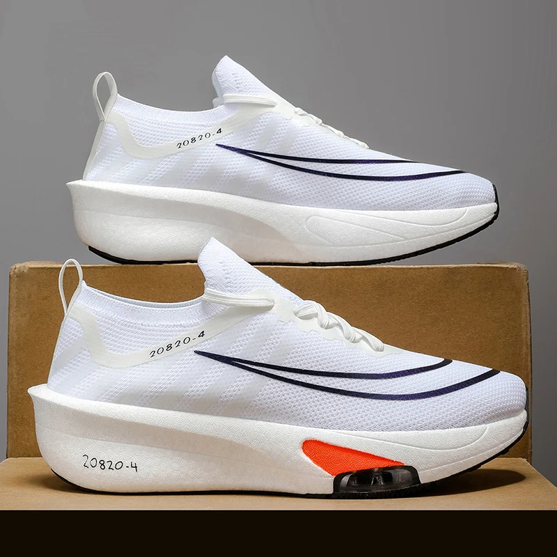 Men's Casual Sports Running Shoes - Lightweight Cushioning Sneakers with Breathable Toe Design and Non-Slip Sole - Suitable for Gym, Jogging, and Everyday Wear - All-Season Performance Shoes with a Dynamic Appearance, Stable Fit, Lace-Up Design, and the First Choice for Fitness Enthusiasts