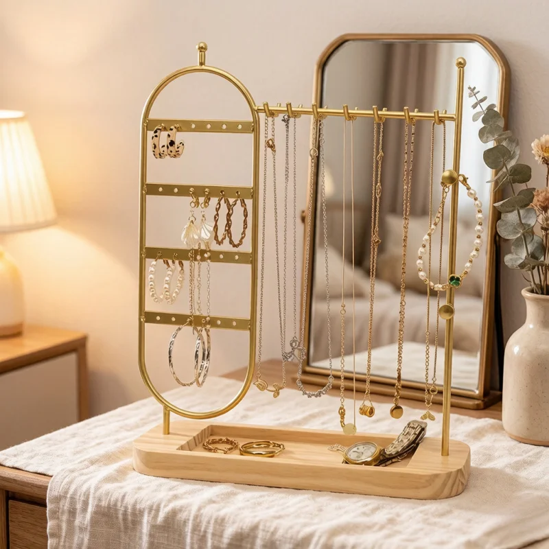 1pc-desktop-solid-wood-jewelry-rack-organizer-stand-for-watch-earring-bracelet-necklace-storage