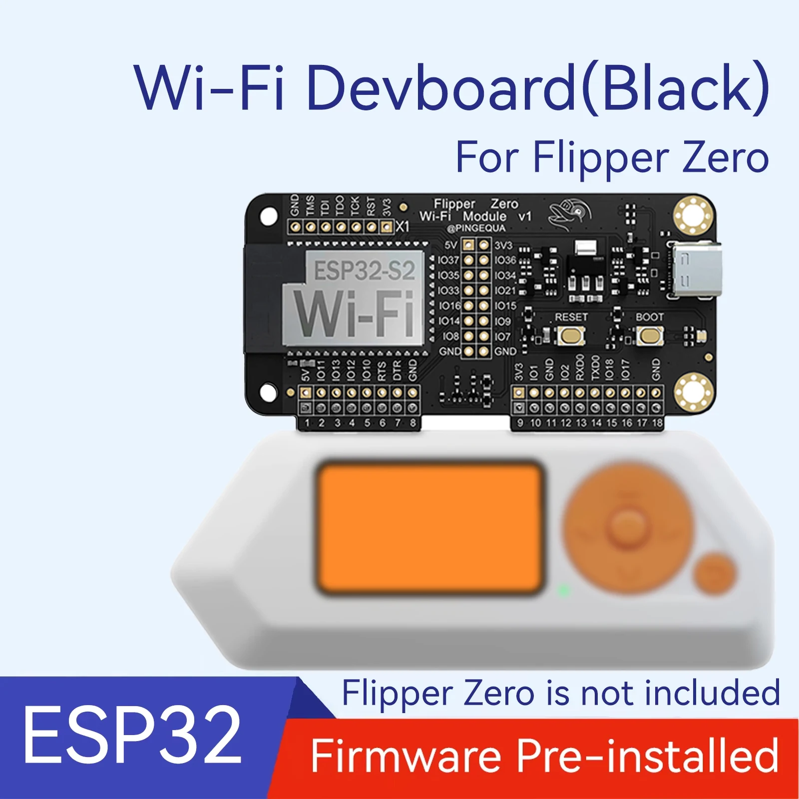 Esp32 Uart Module - WiFi Devboard for Flipper Zero, WiFi