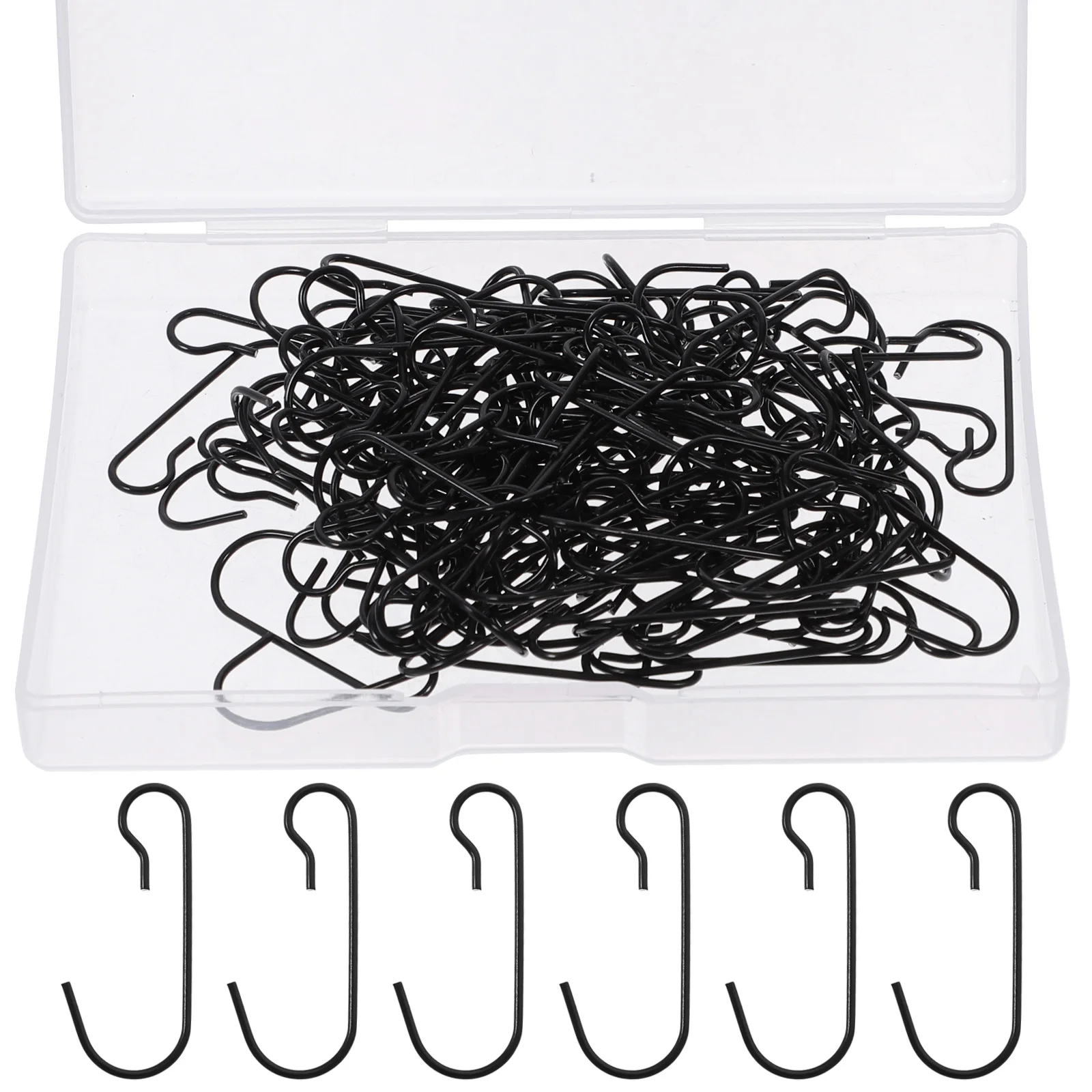 

120 Pcs Iron Christmas Stocking Hooks Metal Gift Bag Hangers for Tree Mantel Decor Accessories Stocking Hanging Supplies