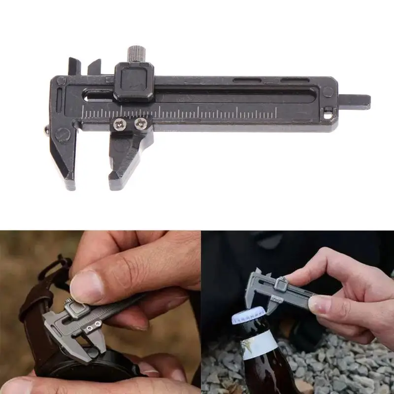 High Accuracy Mini Vernier Caliper Portable Design Thickness Gauge Multi-functional Adjustable Spanner
