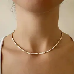 New Pink White Green Blue Colorful Enamel Tennis Necklaces for Women Micro Paved Cubic Zirconia Gold Color Party Fashion Jewelry
