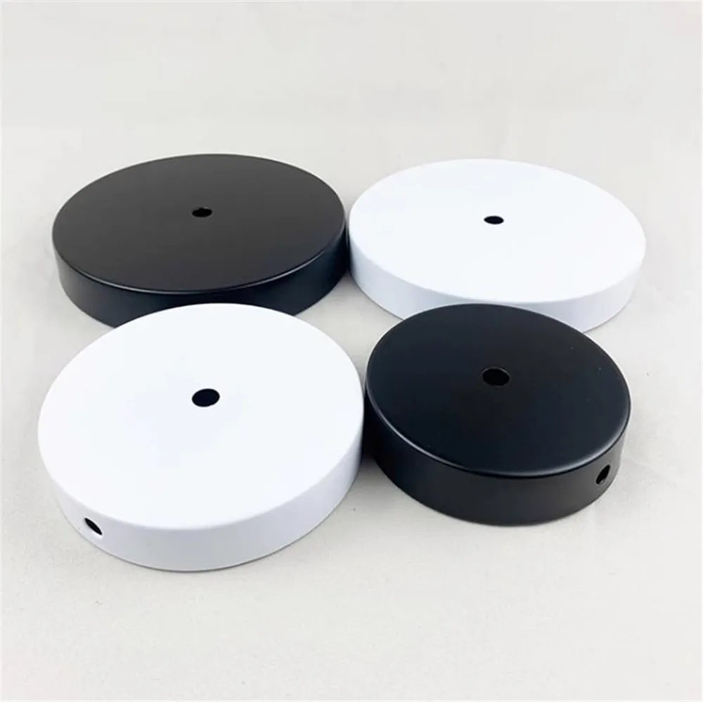 

10/12/15/20/30 см настольная лампа с навесом для ног, основание торшера, шасси ручной работы, сделай сам, складной диск, металлический, черный, белый цвет, аксессуары для освещения