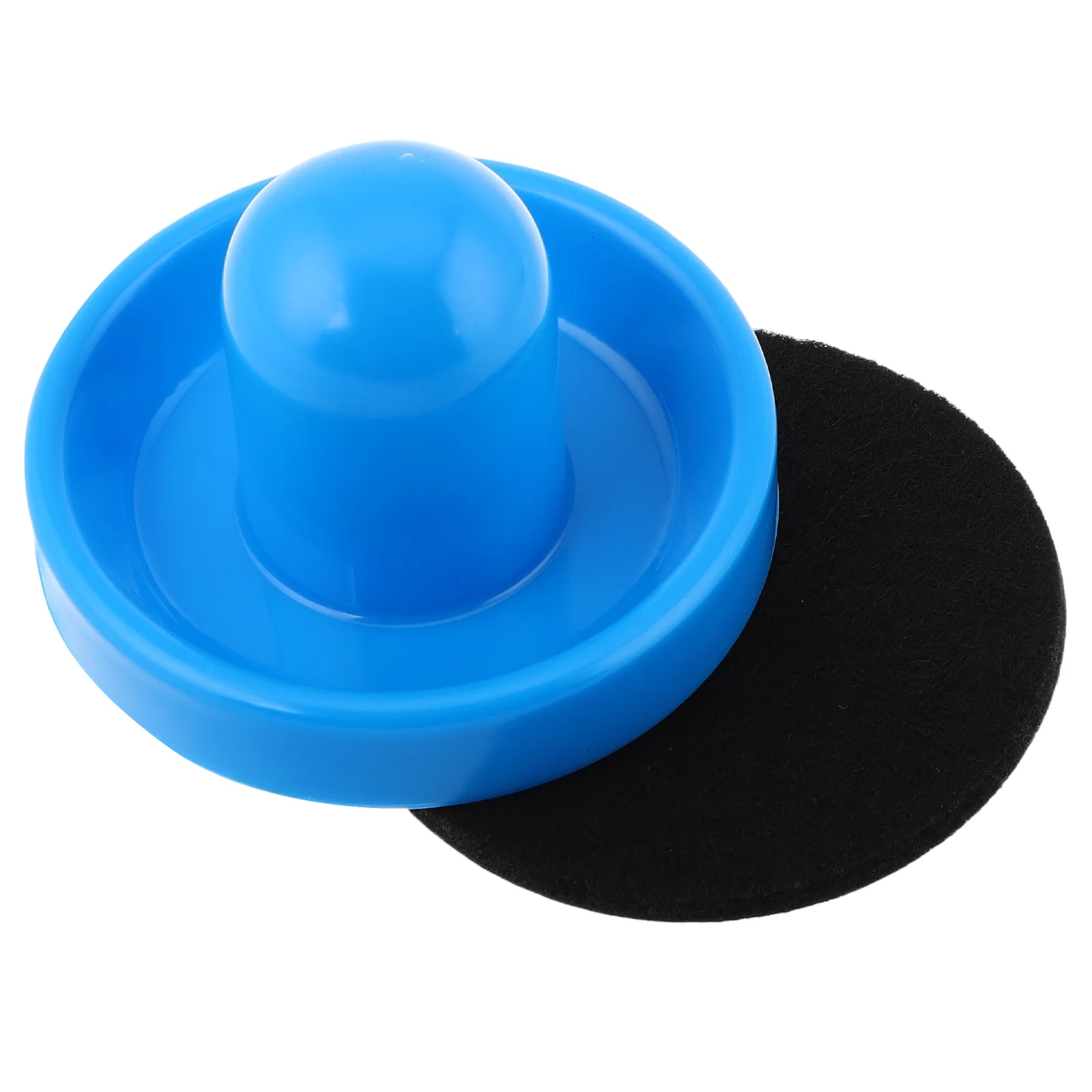 

Air Hockey Game Pusher Accessories Kit Featuring Non-Slip Handle and Thickened Base Pad for Stable Performance Replacement