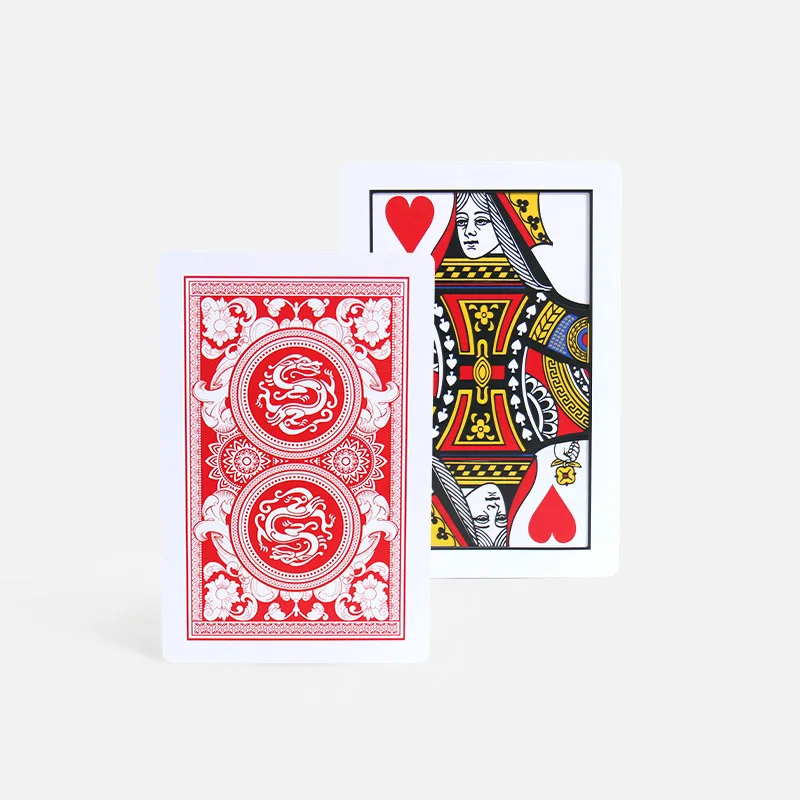 High Quality Pvc Material 3 PCS Three Card Monte (Q, K) 40*26cm,Magic Tricks,Classic,Illusions,Stage Magic,Fun,Magic Show