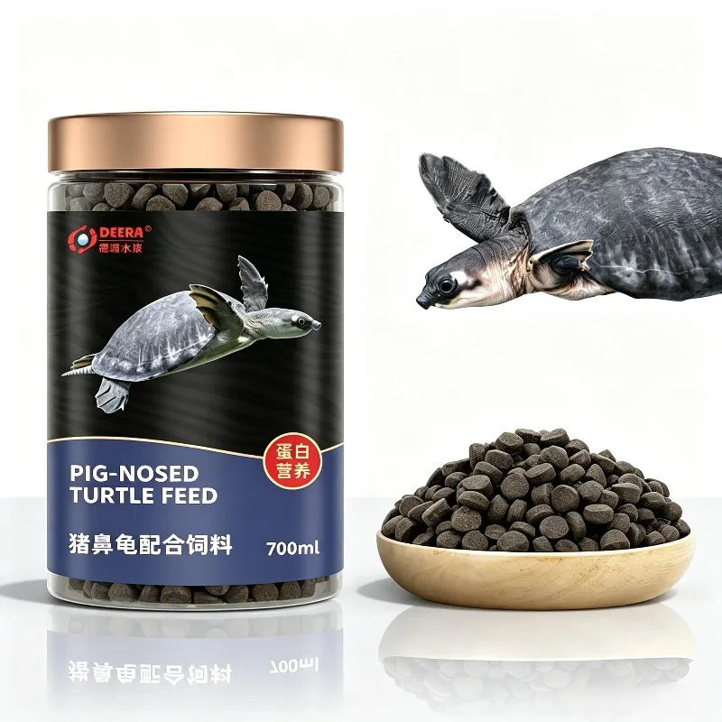 Sinking Turtle Food for Pig Nose Yellow Side Neck Razor Back Deep Water Turtle Feed Pellets