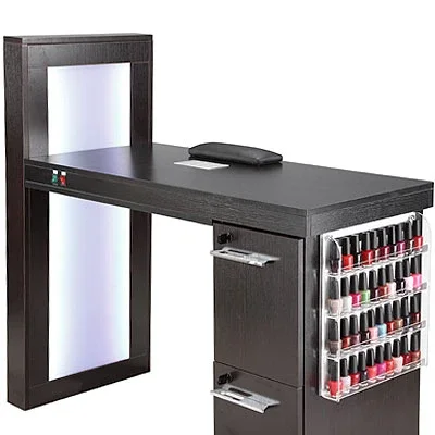 

Modern Nail Art Table Manicure Table With LED Light