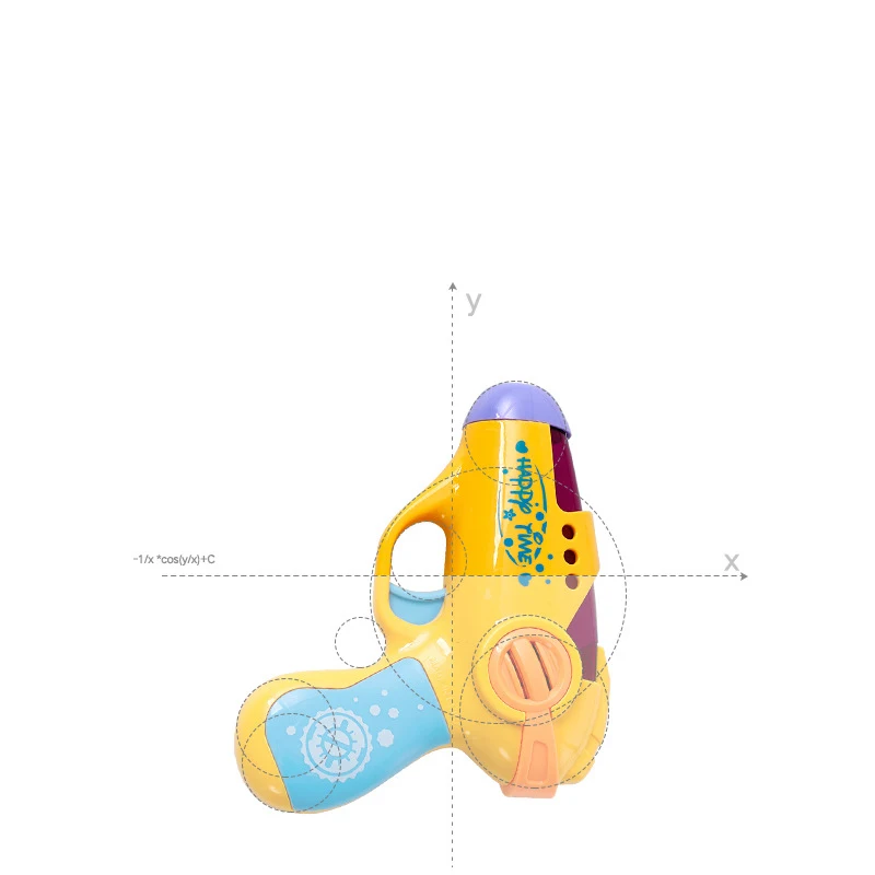 Pistola pequeña de simulación para bebé, juguete eléctrico y ligero con sonido, educativo, regalo de cumpleaños interactivo para padres e hijos