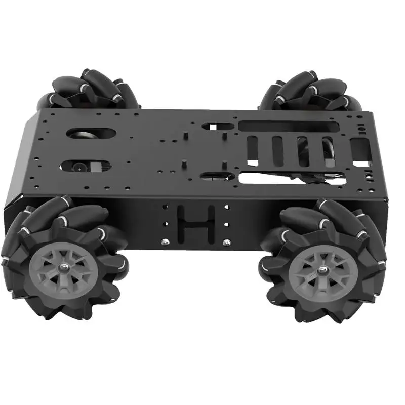 Hiwonder Large Metal 4WD Vehicle Chassis for Arduino/Raspberry Pi/ROS Robot with 8V Encoder Geared Motor