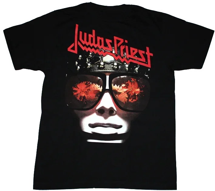 

Judas Priest Killing Machine Hell Bent For Leather 1978 New Black T-Shirt