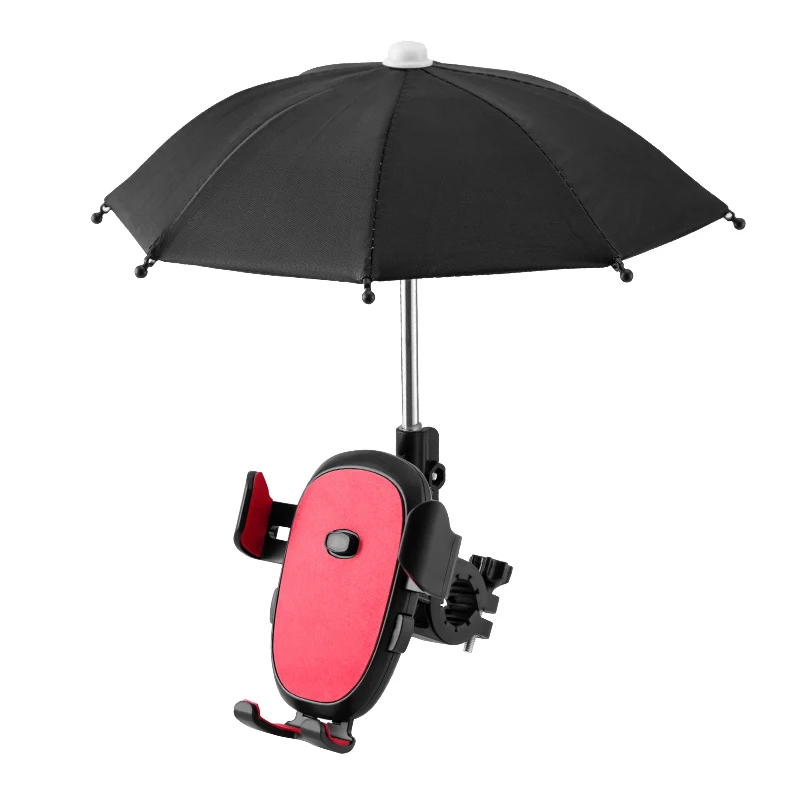 

Waterproof Phone Holder with Umbrella, Motorcycle and Bike Accessories, Non-slip, Universal, Suitable for All Smartphones