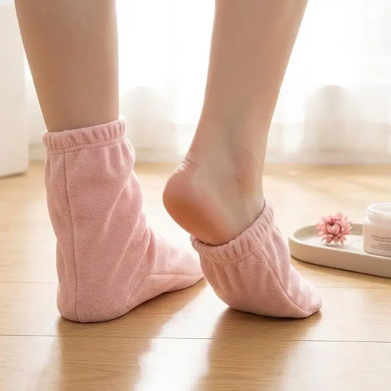Moisturizing Foot Socks For Cracked Feet Anti Cracking Dry Dead Skin Reusable Silicone Foot Care Tools