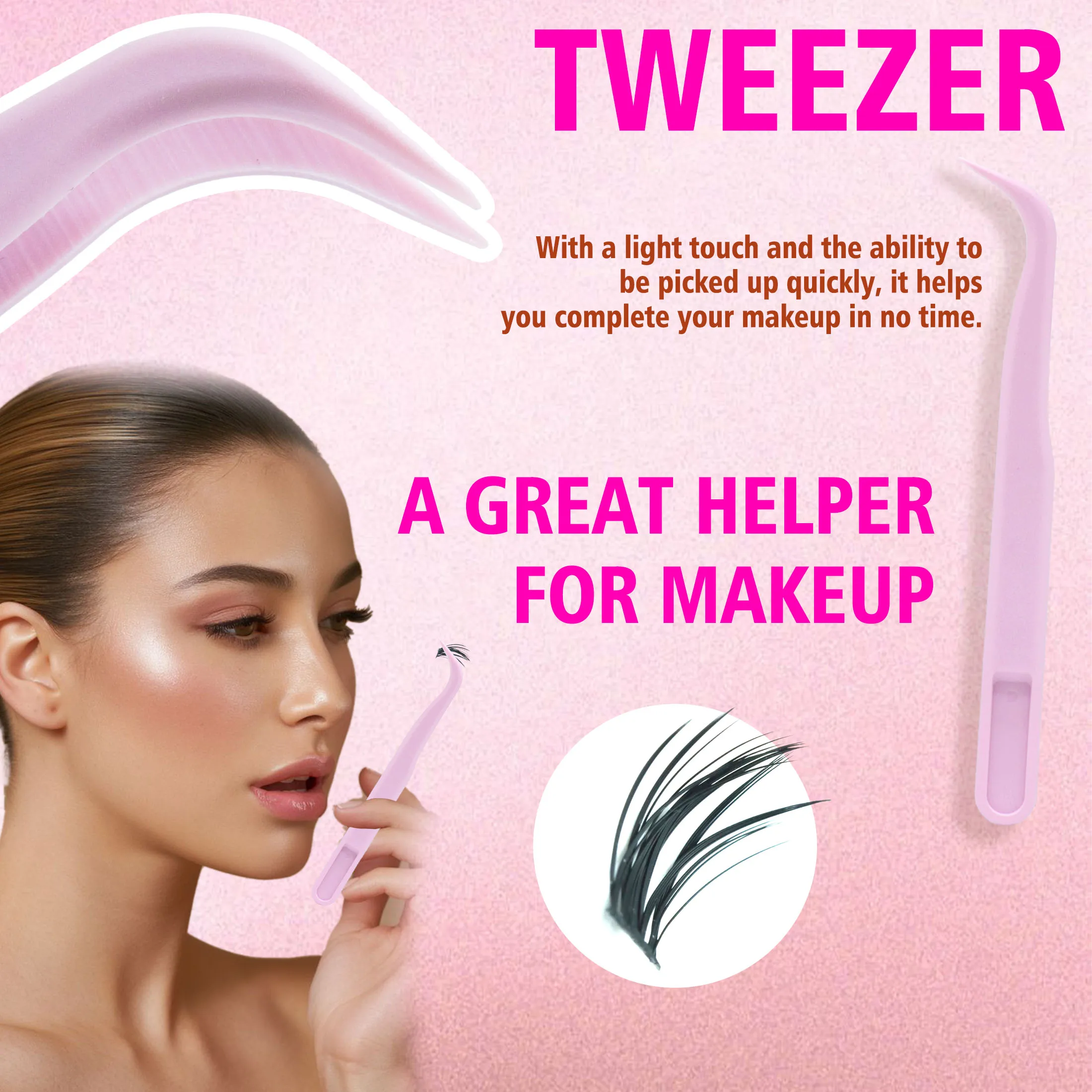 285-Cluster-DIY-Wimpernverlängerungsset, 5 gemischte Stile mit KLEBER-Pinzette, weiches Curling, langlebige falsche Wimpern für Cosplay, täglich