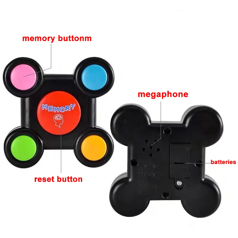 Gioco di memoria educativo per bambini giocattoli interattivi genitore-figlio creativo Flash portatile pulsante macchina da gioco giocattoli per esercizi cerebrali