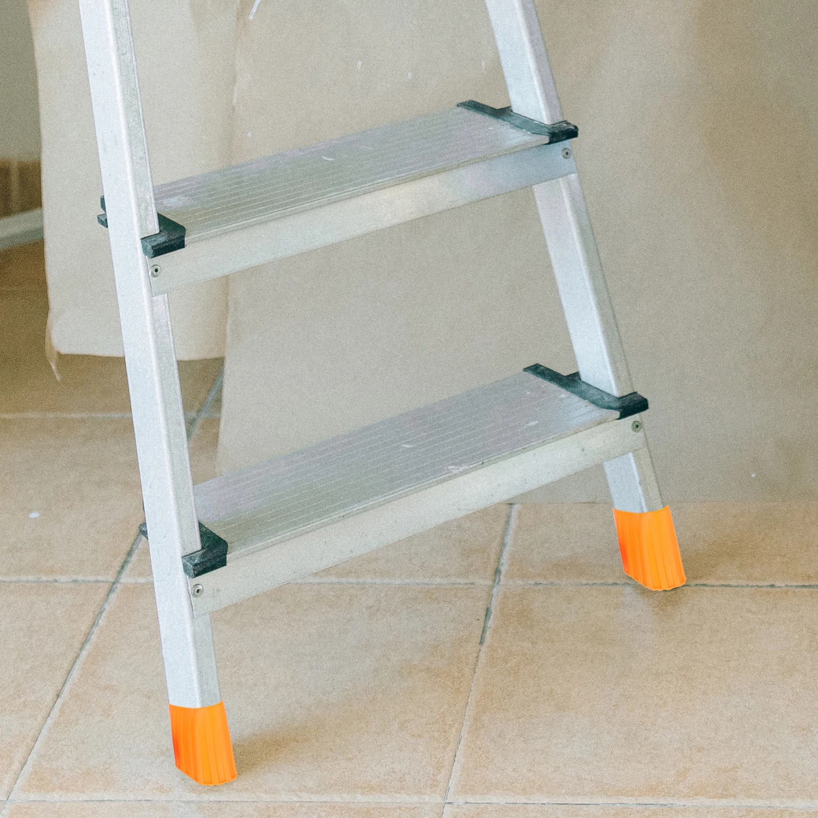 

4Pcs Ladder Feet Plastic Covers Anti-Slip Thickened Foot Pads Stable Ladder Feet Protector Replacement Floor Mat