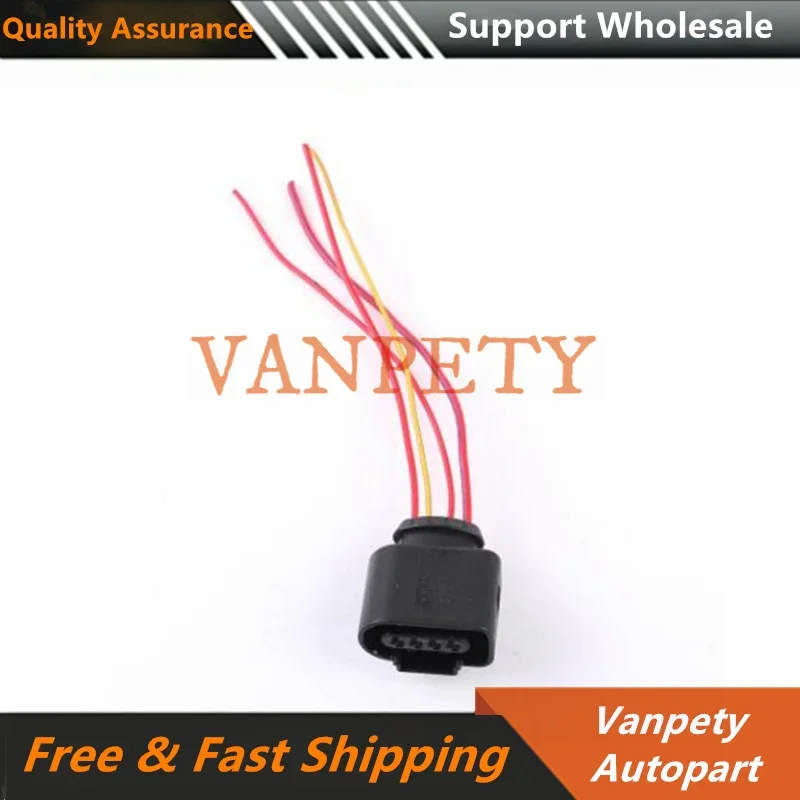 New 4 PIN Connector Plug Wire Pigtail 8K0973704 For VW Golf Jetta Passat Polo AUDI A3 A4 A6 Q3 Q5 TT Skoda Octavia Seat