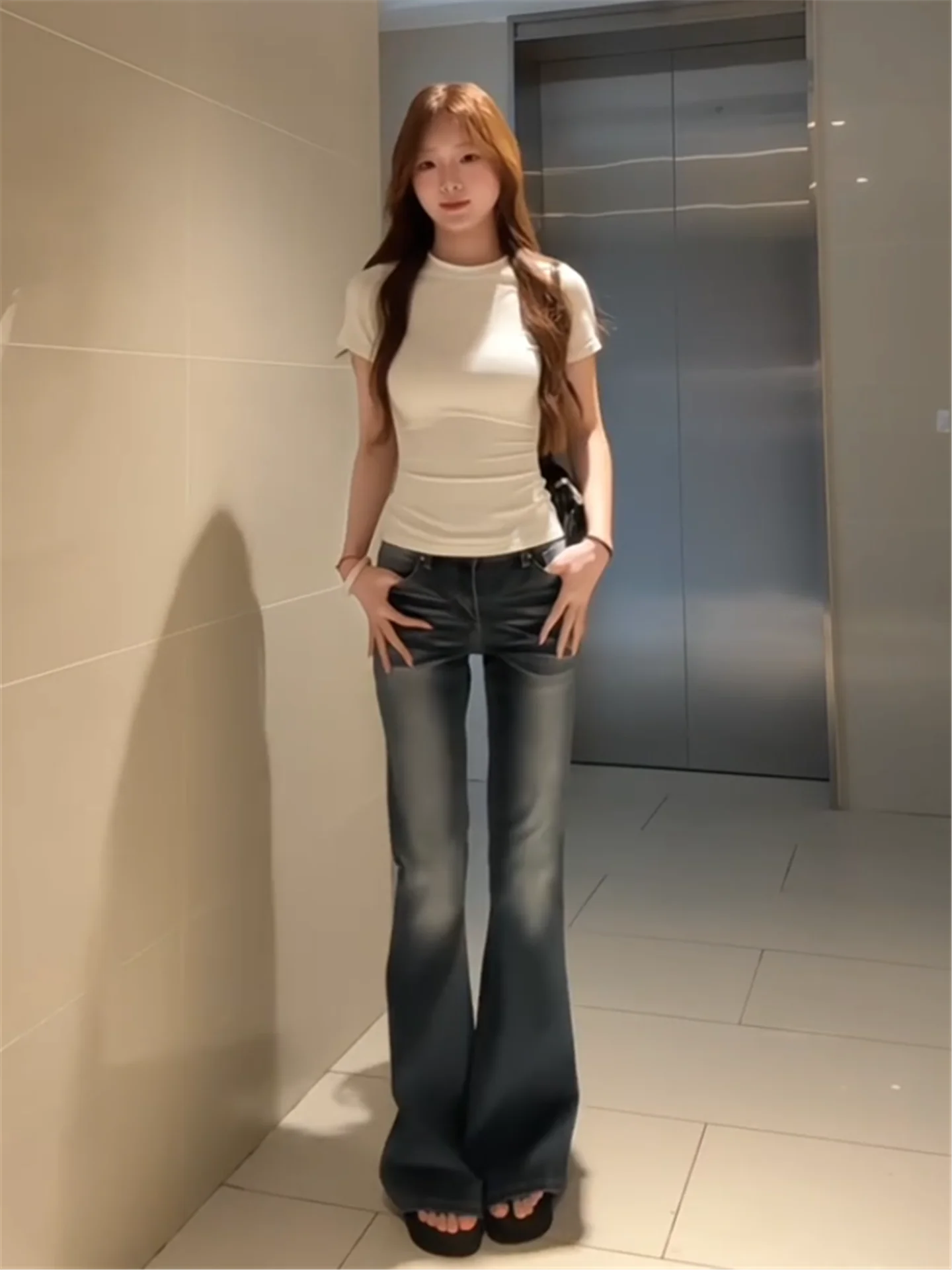 Low Waist Bell Bottom Denim Je - Vintage Collectible Bells ulasan dan harga