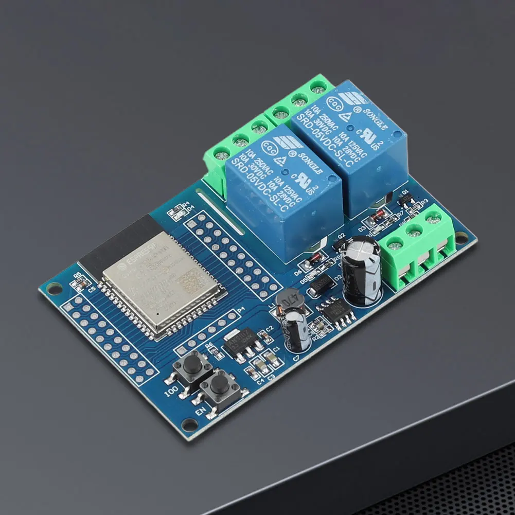 ESP32 WIFI Bluetooth BLE Relay Module 1/2/8 Channel Power Supply Module DC 5-30/60V ESP32 WIFI BT BLE Relay Development Board