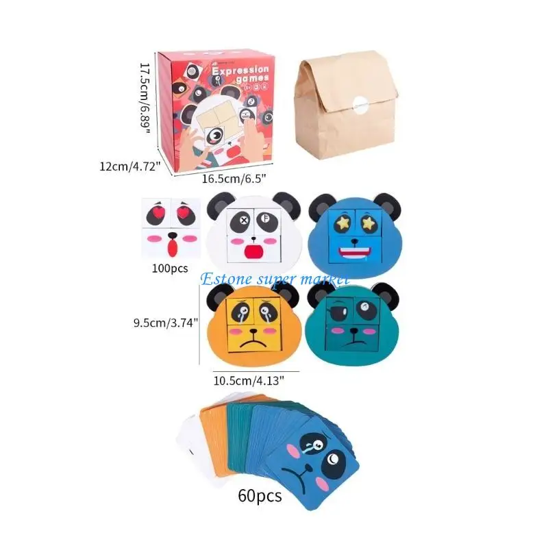 090B Cubi in cambio del cubo Cubo espressione in legno abbinamento del blocco