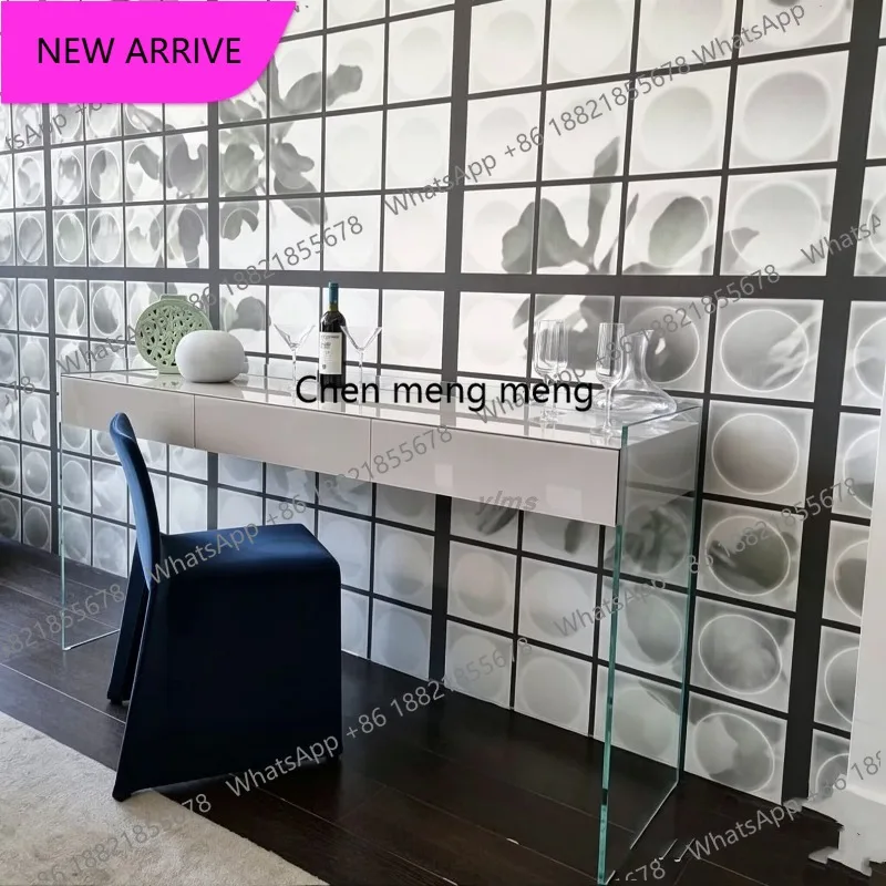 

CC Italian modern minimalist entrance porch table bedroom dresser office desk