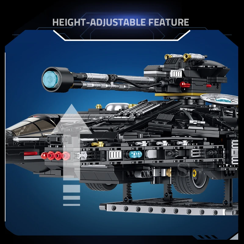 2500+pcs MOC Building Blocks Sets Millennium Black Falcon Plane Star Warship Bricks Toys For Kids Children Adult Christmas Gift