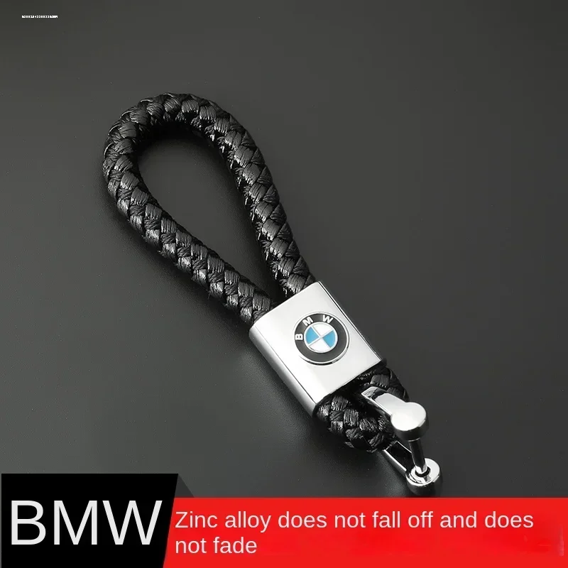 

PU Leather Braided Woven Rope Keychain Key Car Trinket Keyring For BMW E36 E46 E53 E90 E60 E61 E93 E87 X1 X3 X5 X6 F30 F20 F10