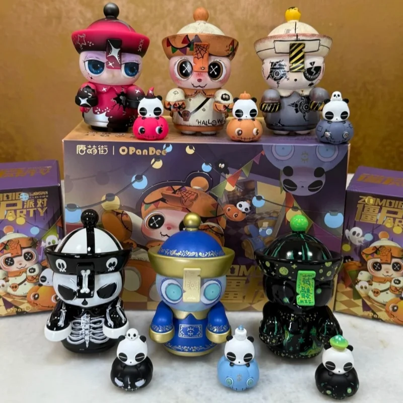 

OPanDee Zombie Party Halloween Series Blind Box New Cute Desktop Ornament Trendy Toy Doll Handmade Birthday Gift