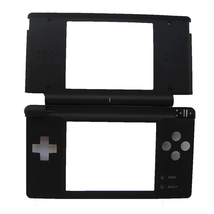 Back shell Plastic shell for  N D S L  for  DS Lite game console   Top Upper  Lower LCD Screen Frame repair replacement