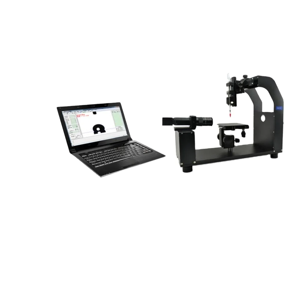 Standard Type Contact Angle Analyzer Drop Shape 