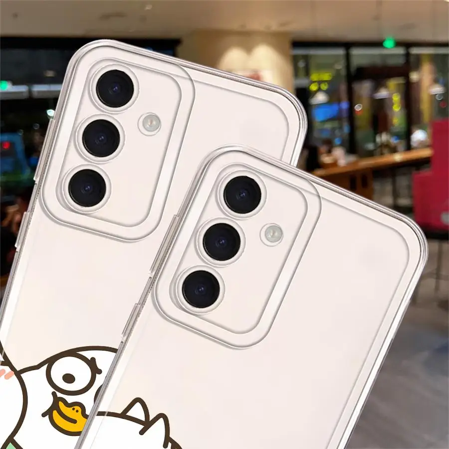 เคสโทรศัพท์ลายการ์ตูนคู่รักน่ารัก สำหรับ Samsung Galaxy A53 A73 A06 A31 A02 A54 A50 A51 A55 A72 A05 A56 A52 A71 A04 A50 A03