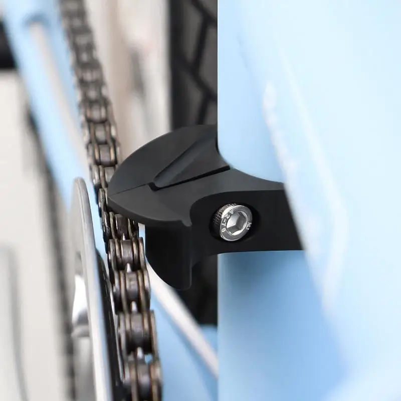 Folding Bike Single Speed Anti-Drop Chain Guide Clamp Adjustable Chain Protector for Casual Urban Cycling