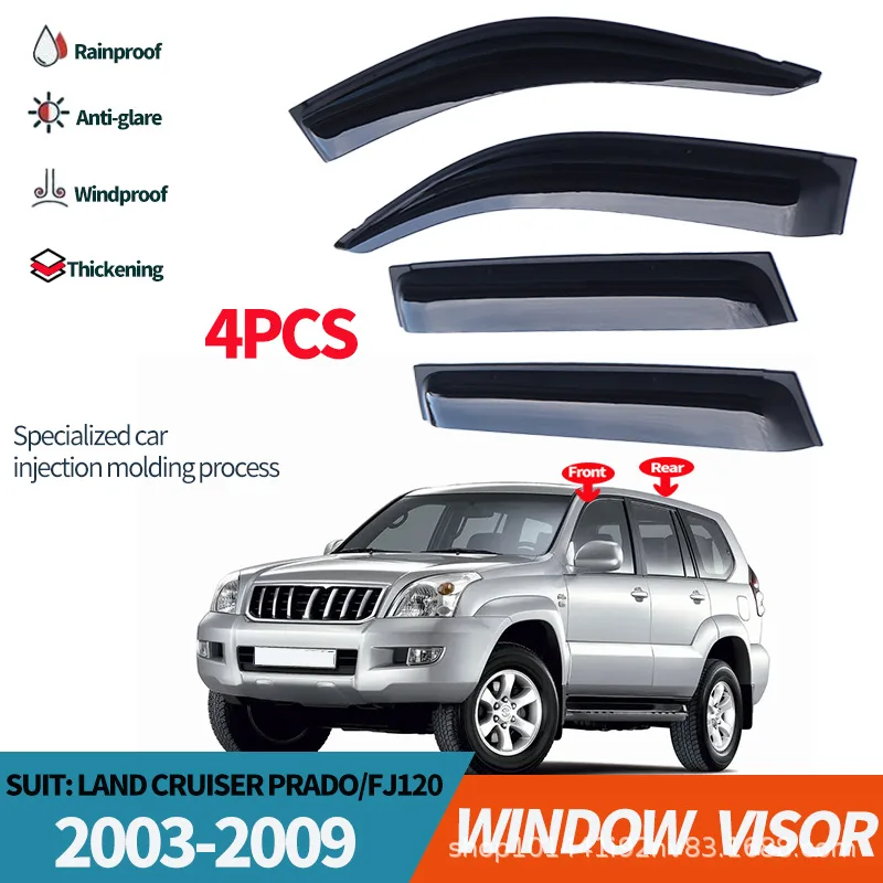 

Suitable for 2003-2009 Toyota Prado PRADO car window protection and rain protection car sun and rain protection