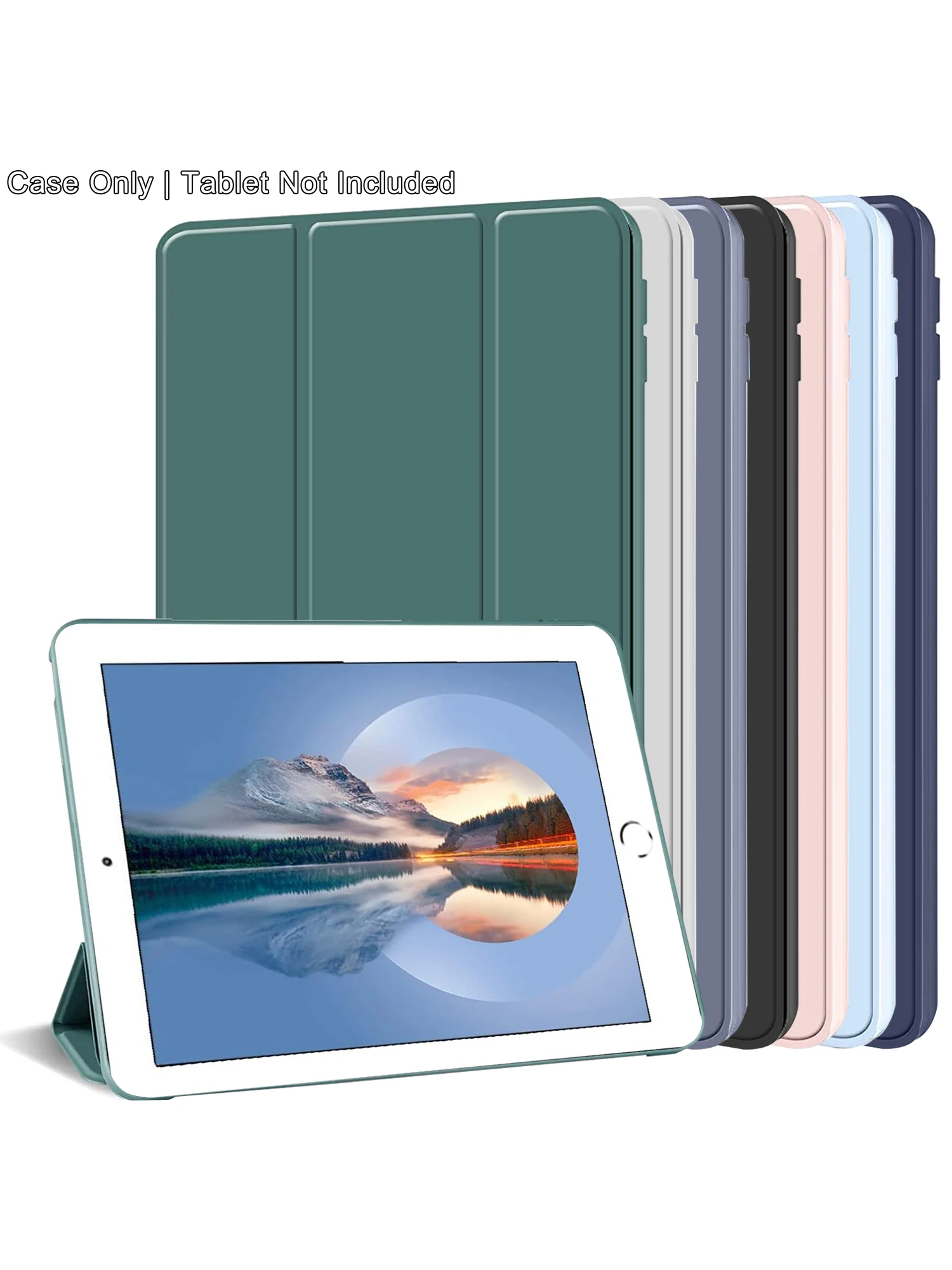 Dreifach faltbare Klapphülle für iPad Mini 1 2 3 4 5 7,9'' 2015 2014 2013, magnetischer Ständer, PU-Leder-Schutzhülle