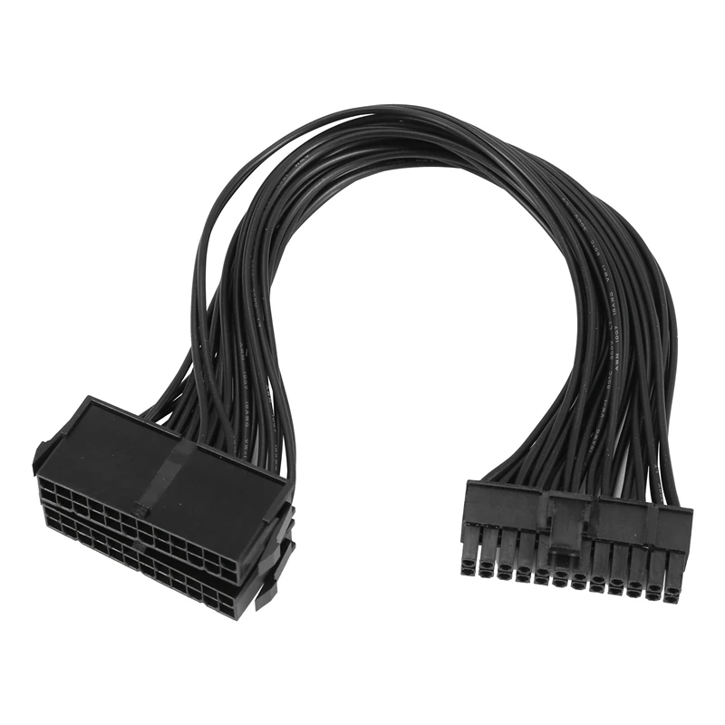 Netzteil Splitter, Dual-Netzteil-Kabel adapter 24-polig 20 4-polig atx Motherboard-Adapter Verlängerung kabel Dual 24-poliger Mining-Adapter