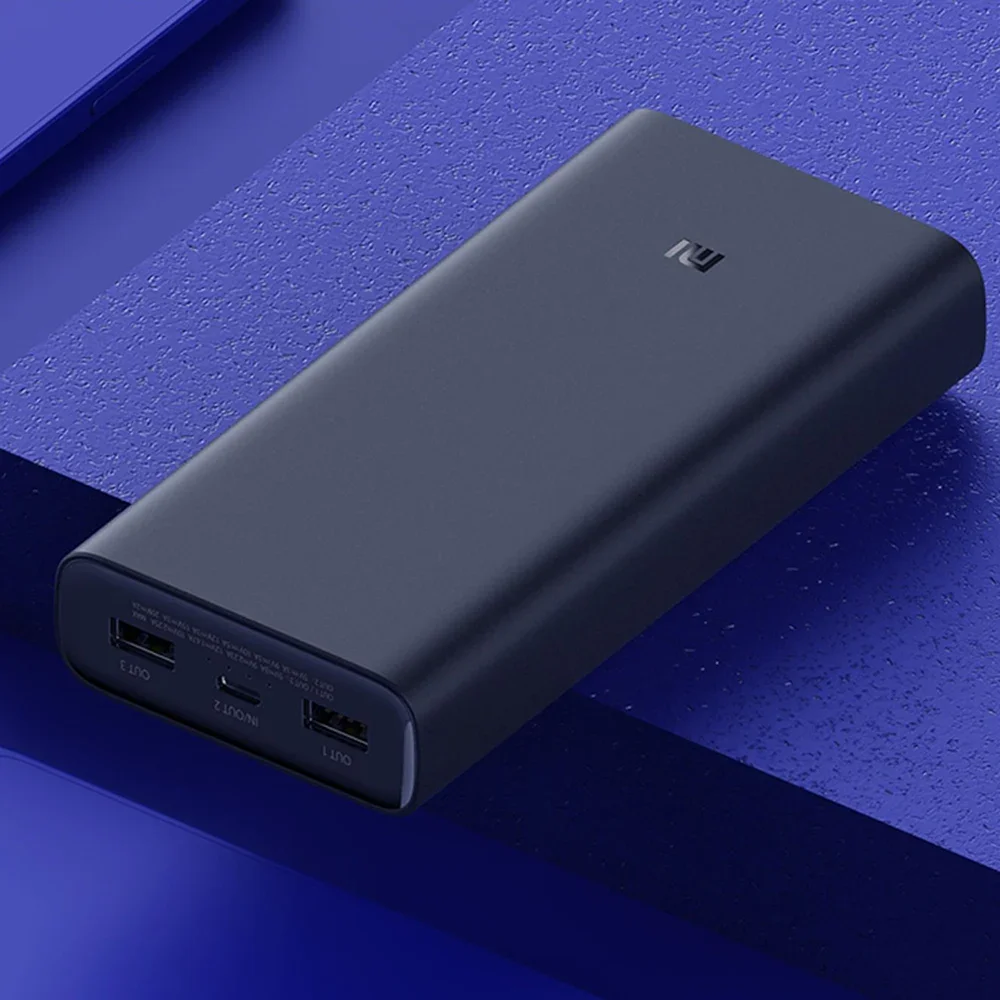 Xiaomi Power Bank 3 Pro 20000mAh 45W PLM07ZM USB Type C Fast Charging Spare Powerbank Portable External Battery