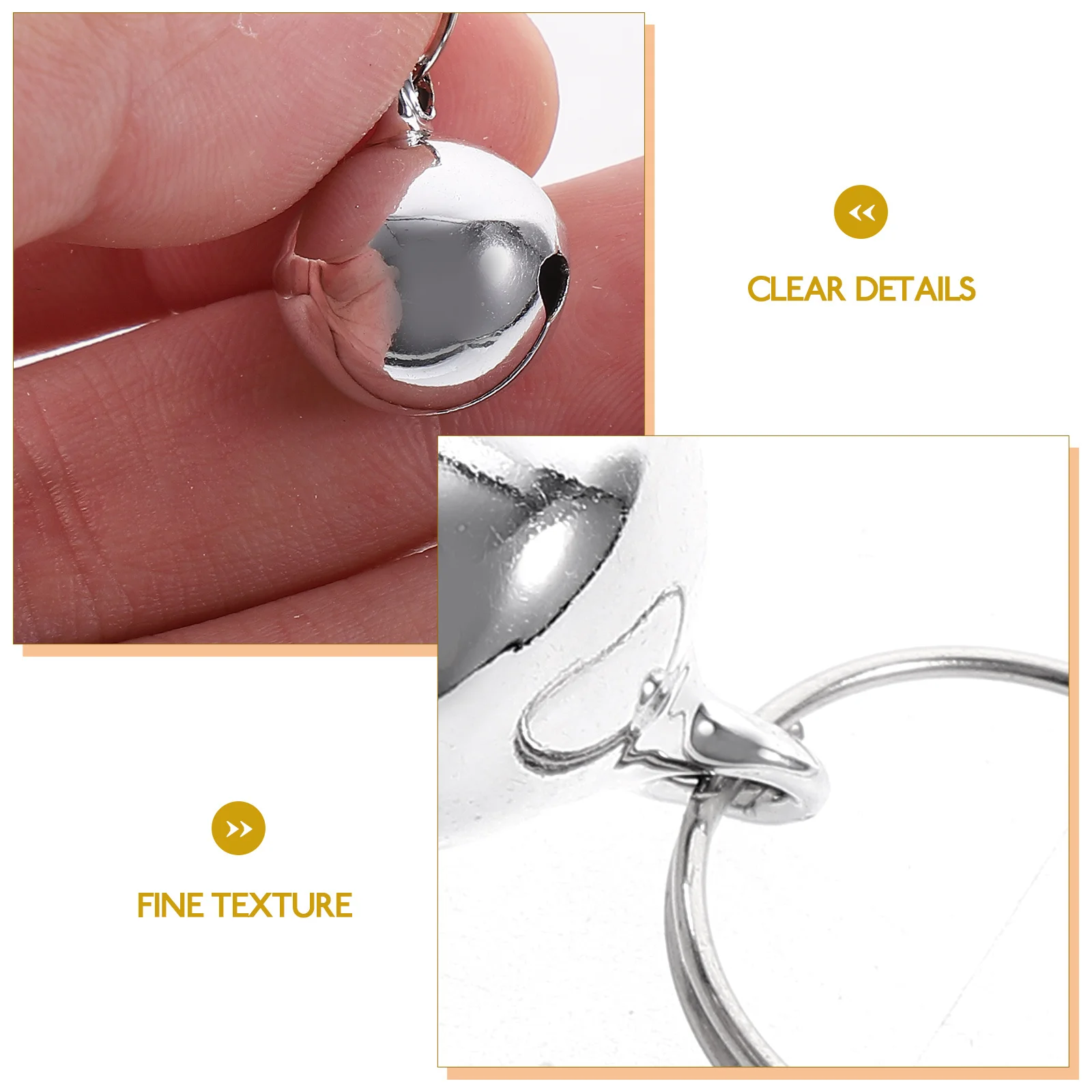 

24Pcs Bell Pendants Metal Decorative Bells Small Bells for DIY Crafts Pet Collar Ornaments Festival Party Decorations