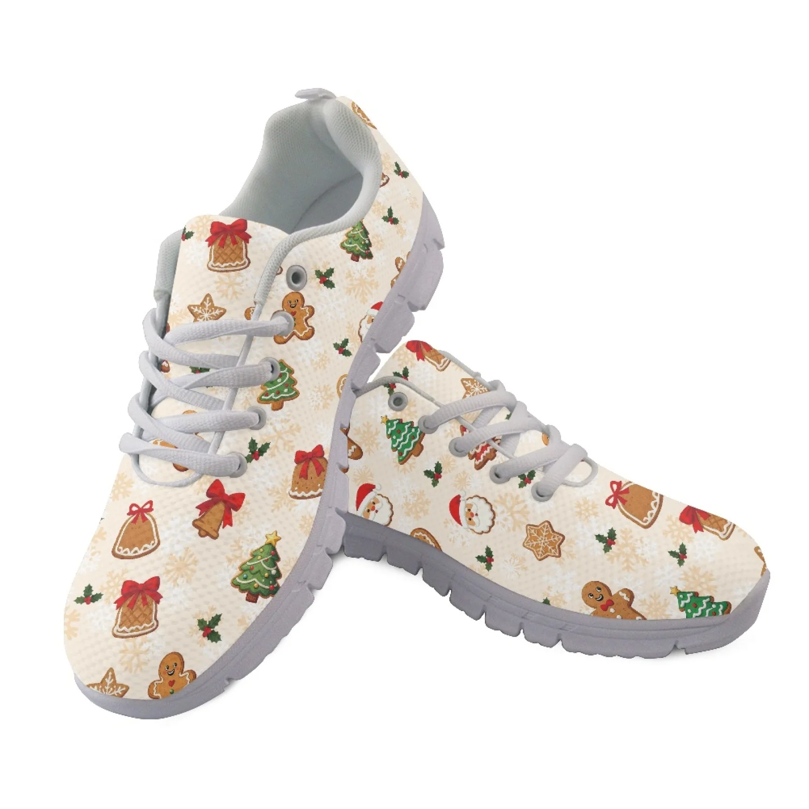 Coloranimal Christmas Sports Tennis Shoes Featuring Holiday Cats Athletic Sneakers for Men Women for Running Walking