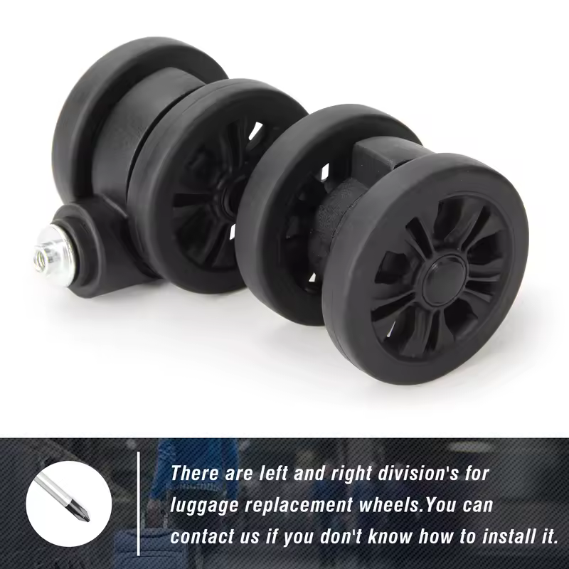 1/2Pcs STLN-2 Trolley Caster Replacement Suitcase Luggage Box Wheels Double Row 360° Spinner Repairing Kit Heavy Duty Wheels - Image 5
