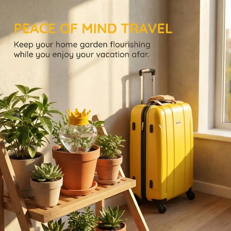 Plant Watering Spikes Automatic Drip Irrigation Device with Adjustable Control for Garden Potted Plants Home Decoration 1PCS
